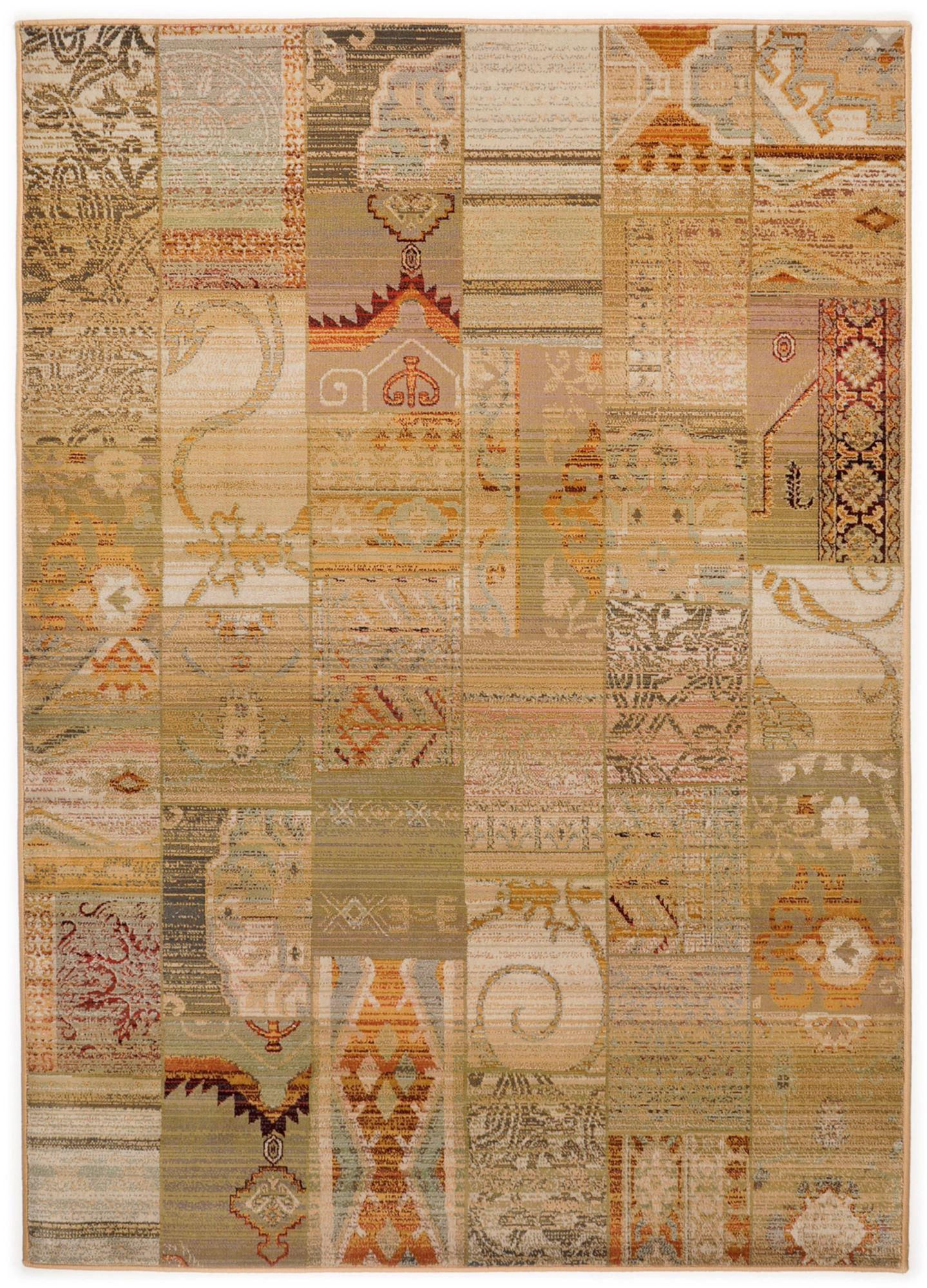 Theko Webteppich Beige 120x180 cm