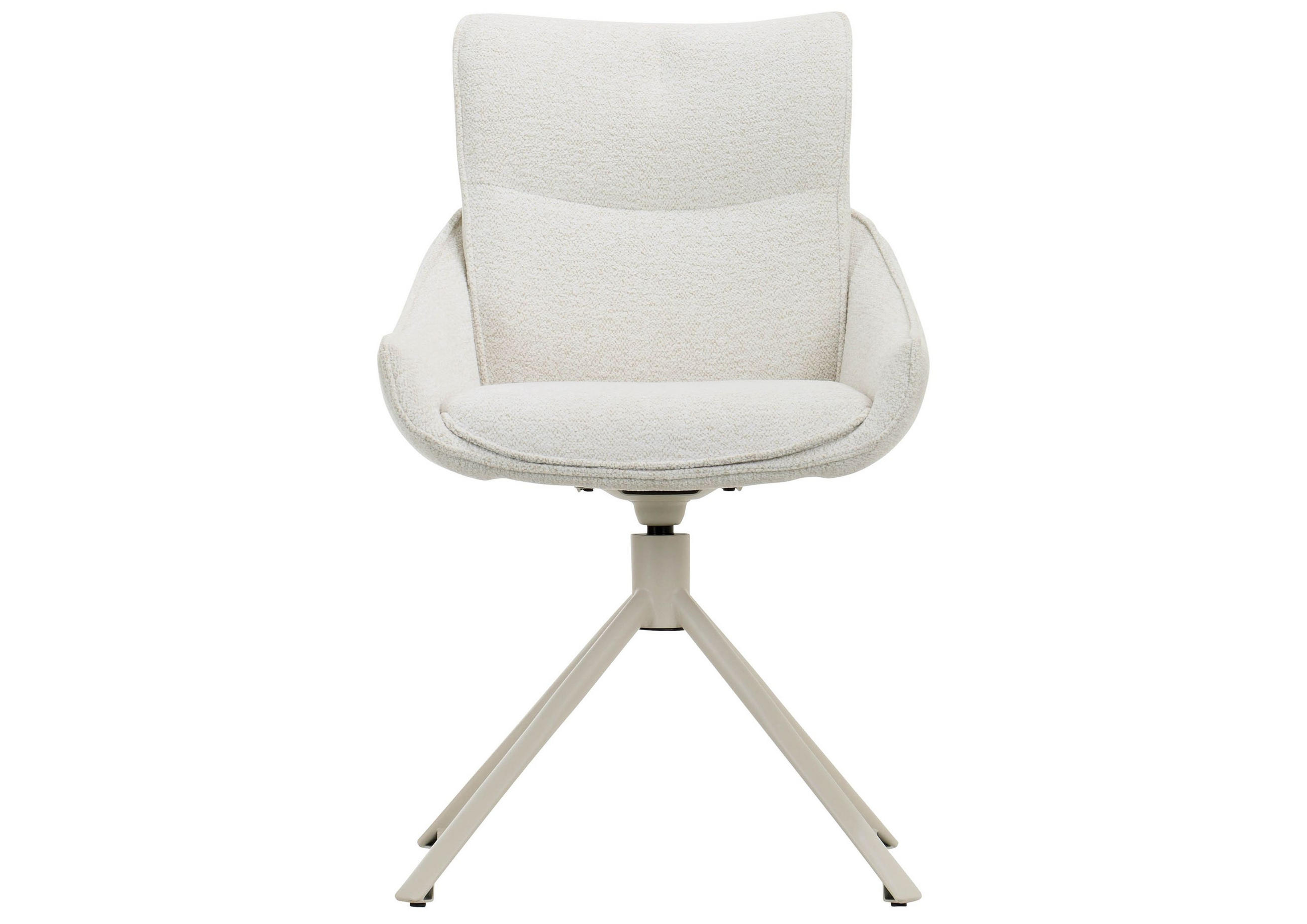 STUHL 100% Polyester 56 x 64 x 88 cm beige POLSTERSTÜHLE #02 - Beige, Kunststoff (56/88/64cm) - Massivmoebel24