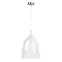 HÄNGELEUCHTE JOE Weiß Silber - Weiß, Metall (27/27/110cm)