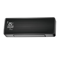 SPLIT-WANDHEIZUNG Schwarz mit Fernsteuerung und Programmierung 2000 W - Schwarz, Kunststoff (55/19/13cm) - Purline
