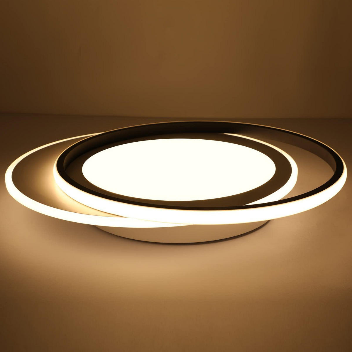LED-DECKENLEUCHTE Sonnensystem 48.5/47.5/7 cm - Weiß, Metall (48.5/7/47.5cm) - ZMH