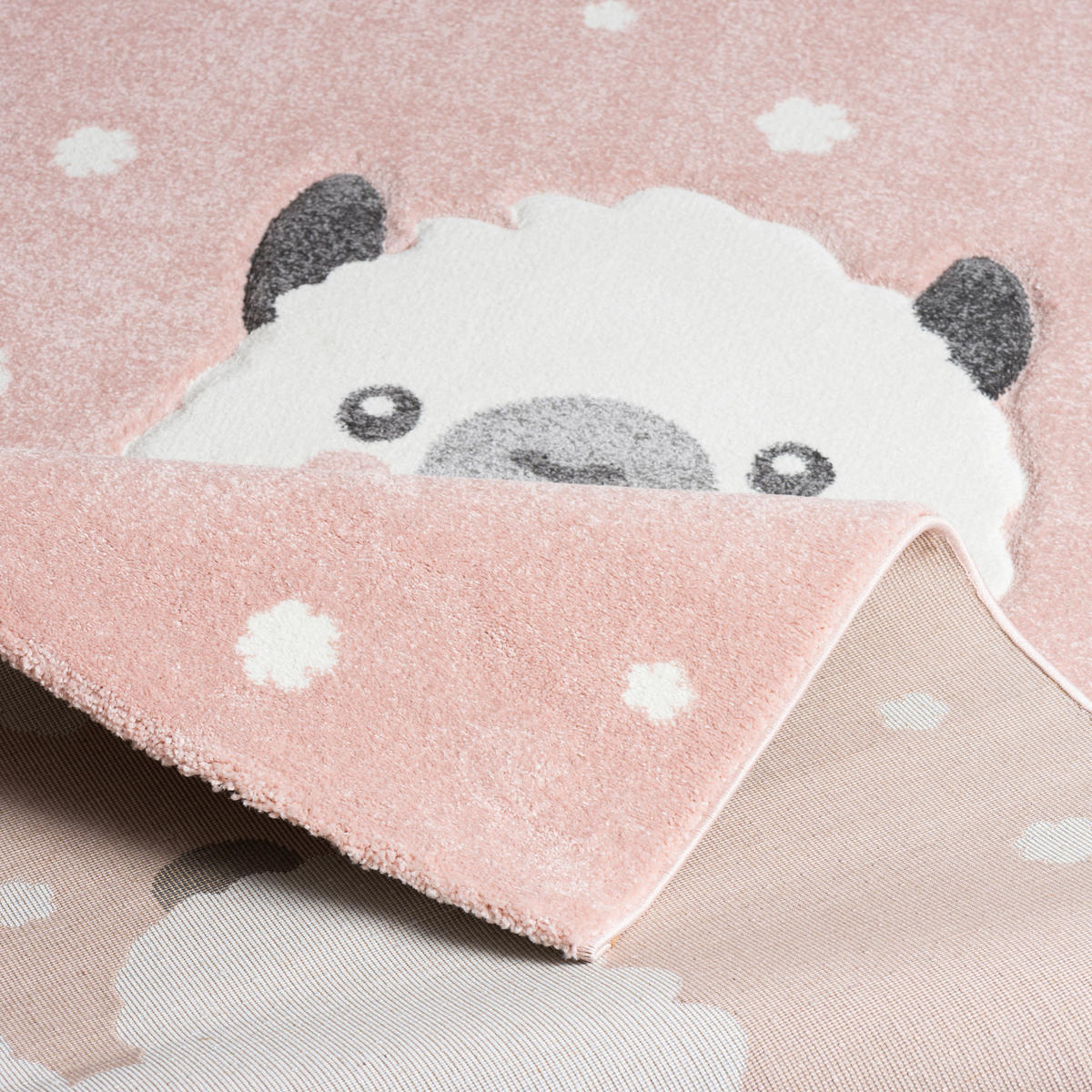 KINDER TEPPICH MAUI KIDS ALPAKA - Rosa, Textil (80/150cm) - Pergamon