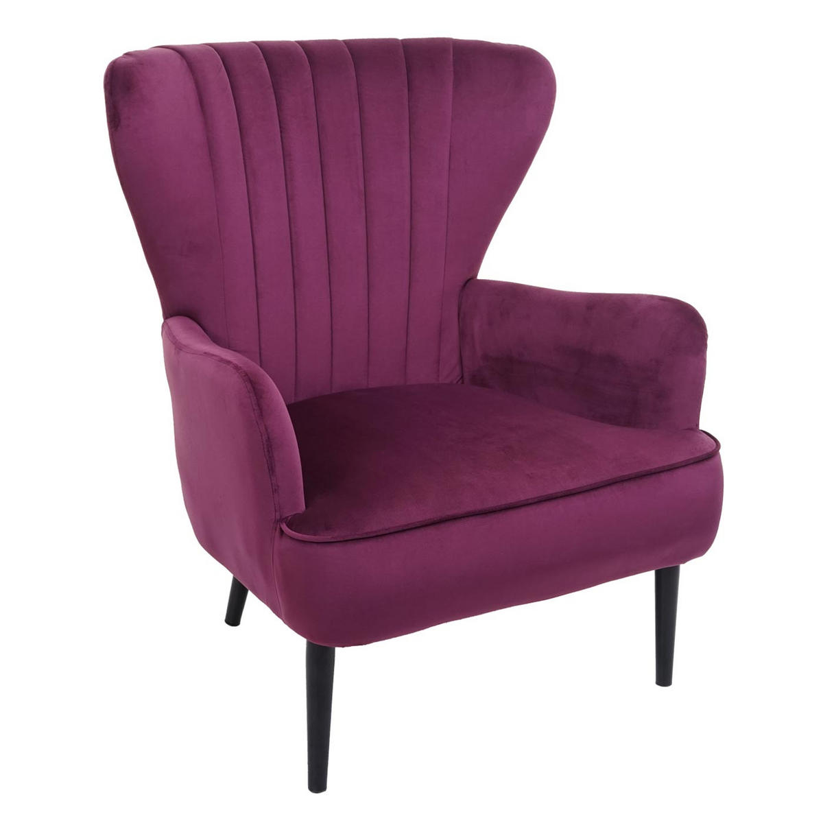 LOUNGE-SESSEL Bordeaux - Bordeaux, Textil (75/87/75cm) - MCW