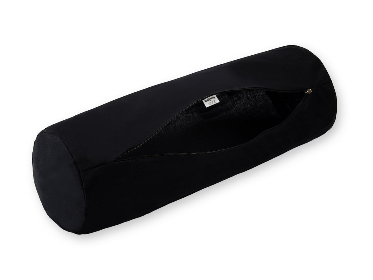 XL-ROLLENBEZUG Basic 100% Baumwolle schwarz 70/25 cm - Schwarz, Textil (25/70cm) - beties Heimtextil