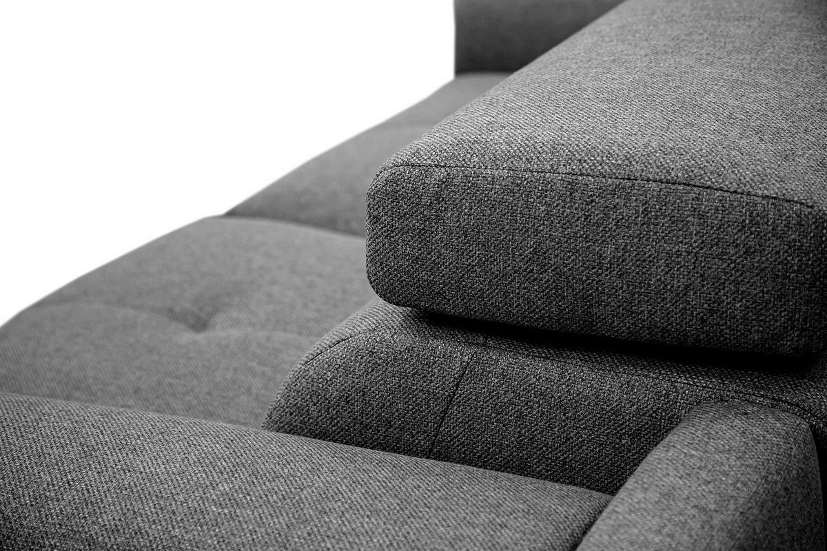 RELAXSOFA MATERA 3-Sitzer mit 2 Relaxfunktionen, schwarz - Schwarz, Holzwerkstoff/Textil (212/82/103cm) - Courtois Laville