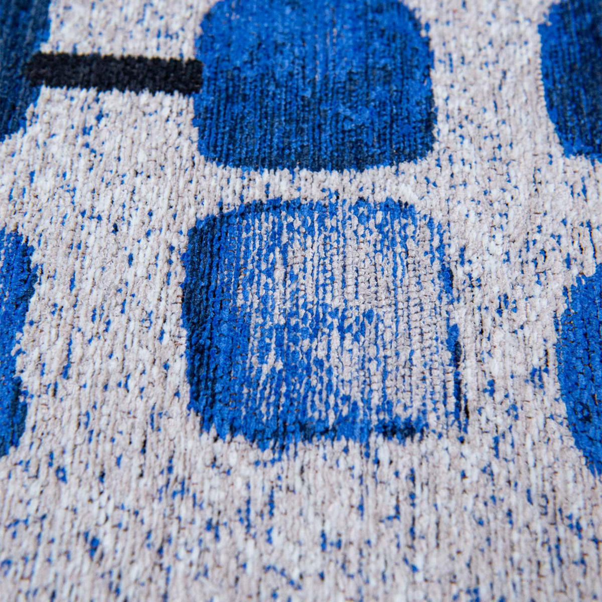 TEPPICH Amparo Blues Craft 240/240 cm - Blau, Textil (240/240cm) - Louis De Poortere