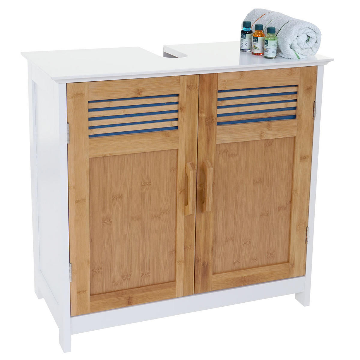 BADMÖBEL Braun 4-tlg.-Set - Braun, Holz (40/180/31cm) - MCW