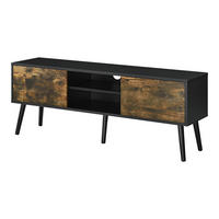 LOWBOARD Eskilstuna - Braun, Holz/Holzwerkstoff (120/46.5/29.5cm) - [en.casa]