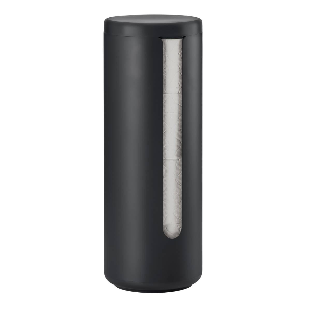 TOILETTENPAPIER-AUFBEWAHRUNG Ume schwarz - Schwarz, Metall (15/40/15cm) - Zone Denmark