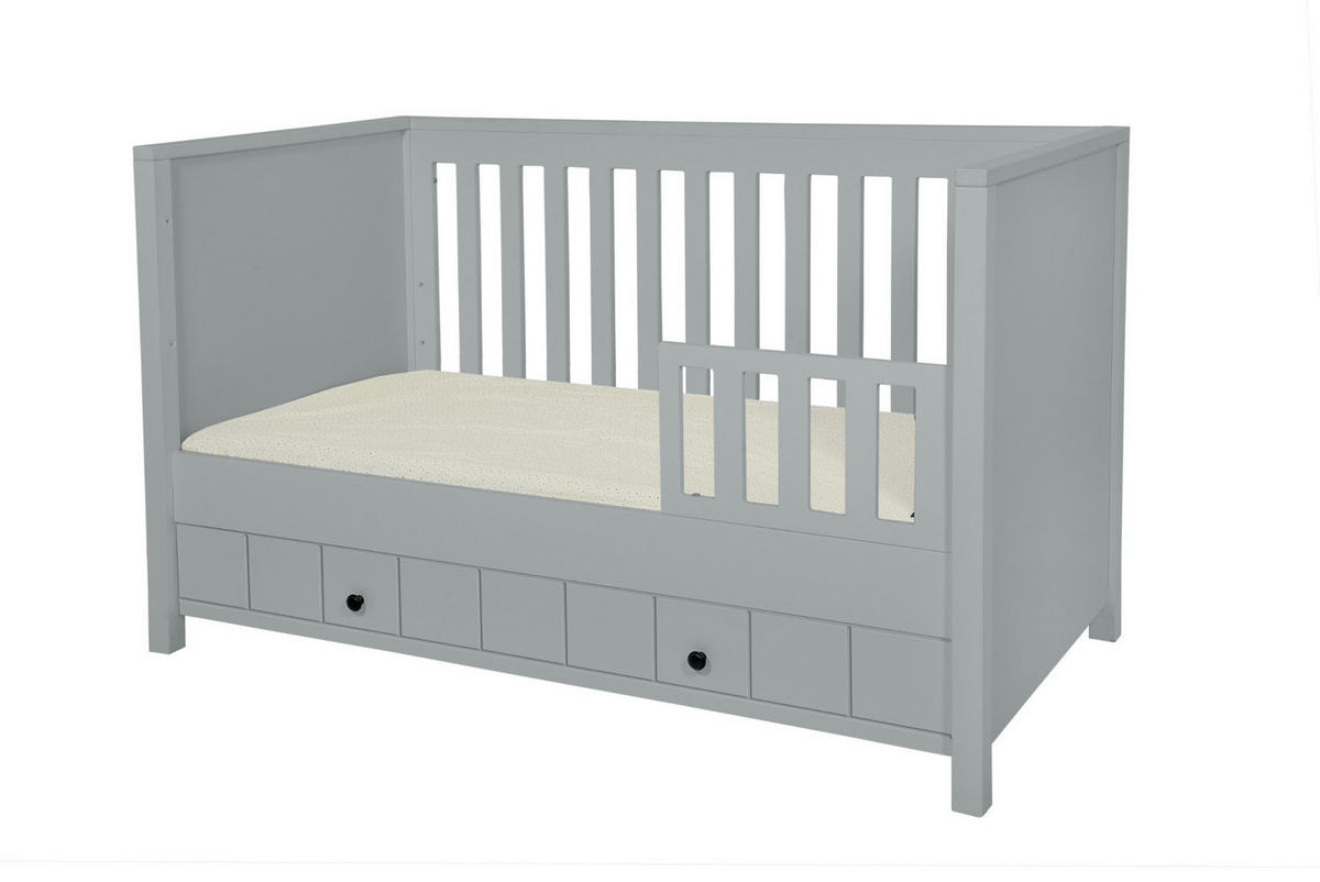 GITTERBETT Allpin 140/70 - Grau, Holzwerkstoff (70/140cm) - RAUMHIRSCH FURNITURE