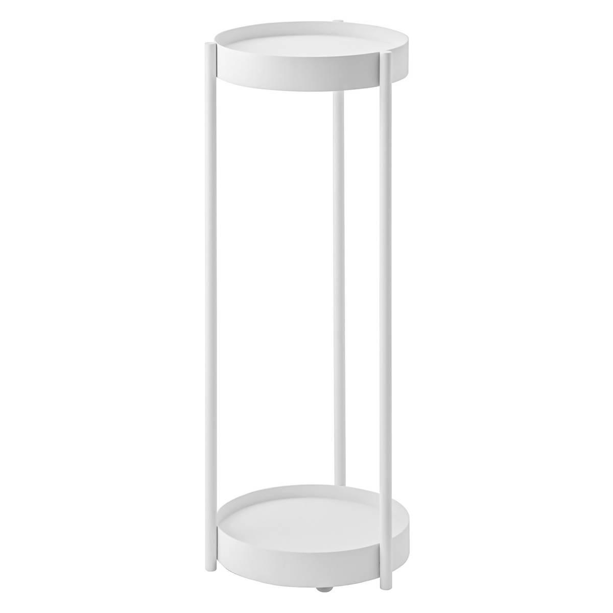 PFLANZEN-STÄNDER Tower weiß 26/70/26 cm - Weiß, Metall (26/70/26cm) - Yamazaki