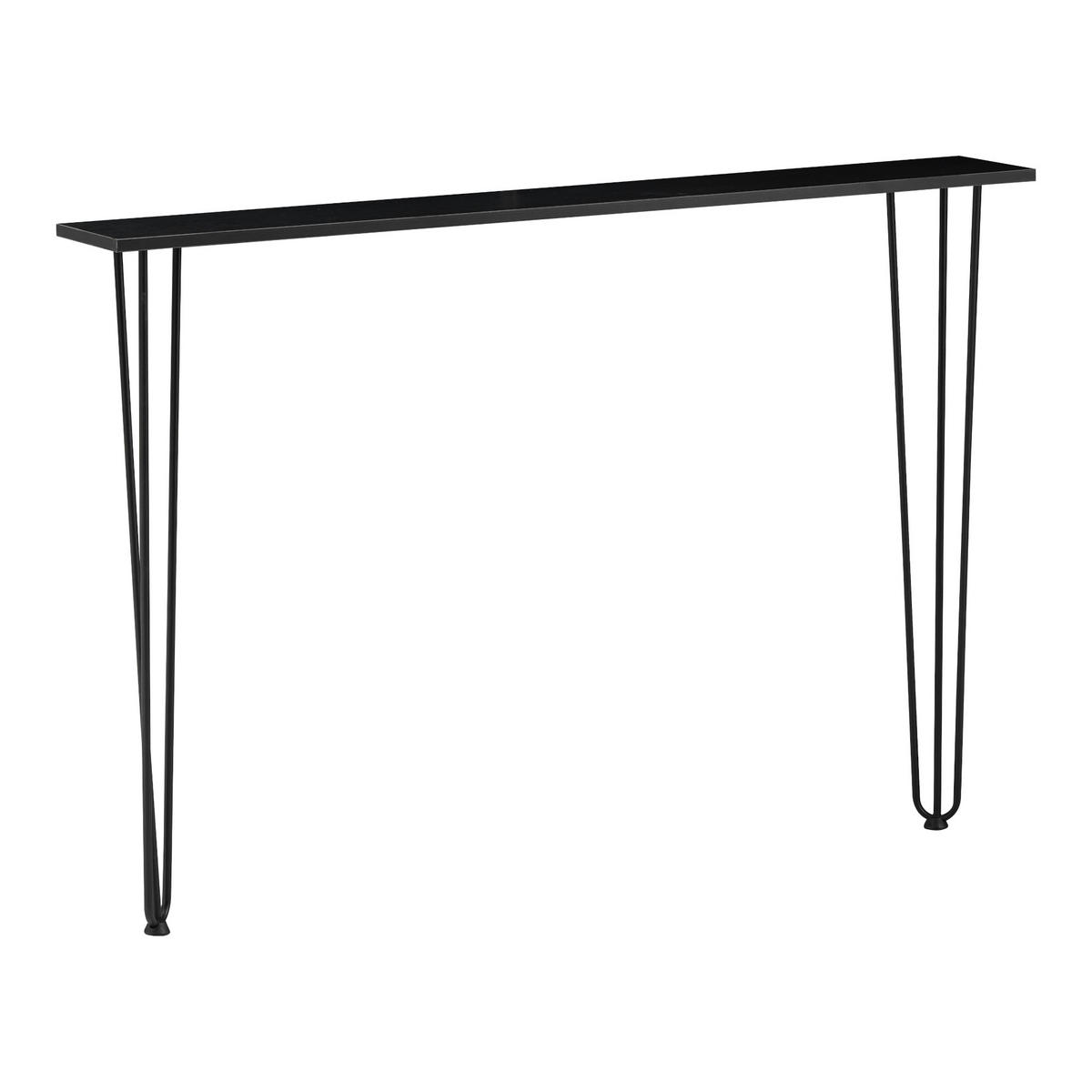 KONSOLENTISCH Kokemäki - Schwarz, Metall (18/120/82cm) - [en.casa]