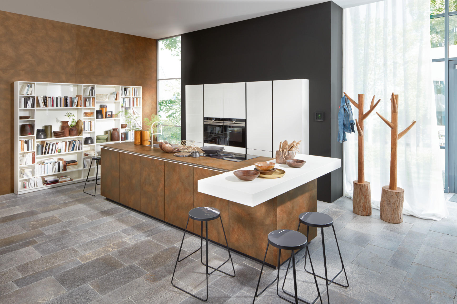 Trendmaterialien KÃ¼che Rost Beton und Co