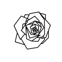 WANDDEKORATION Metall Nr. 51 Wild Rose Schwarz 60/0,3/60 cm - Schwarz, Metall (60/60/0.3cm) - Decortie