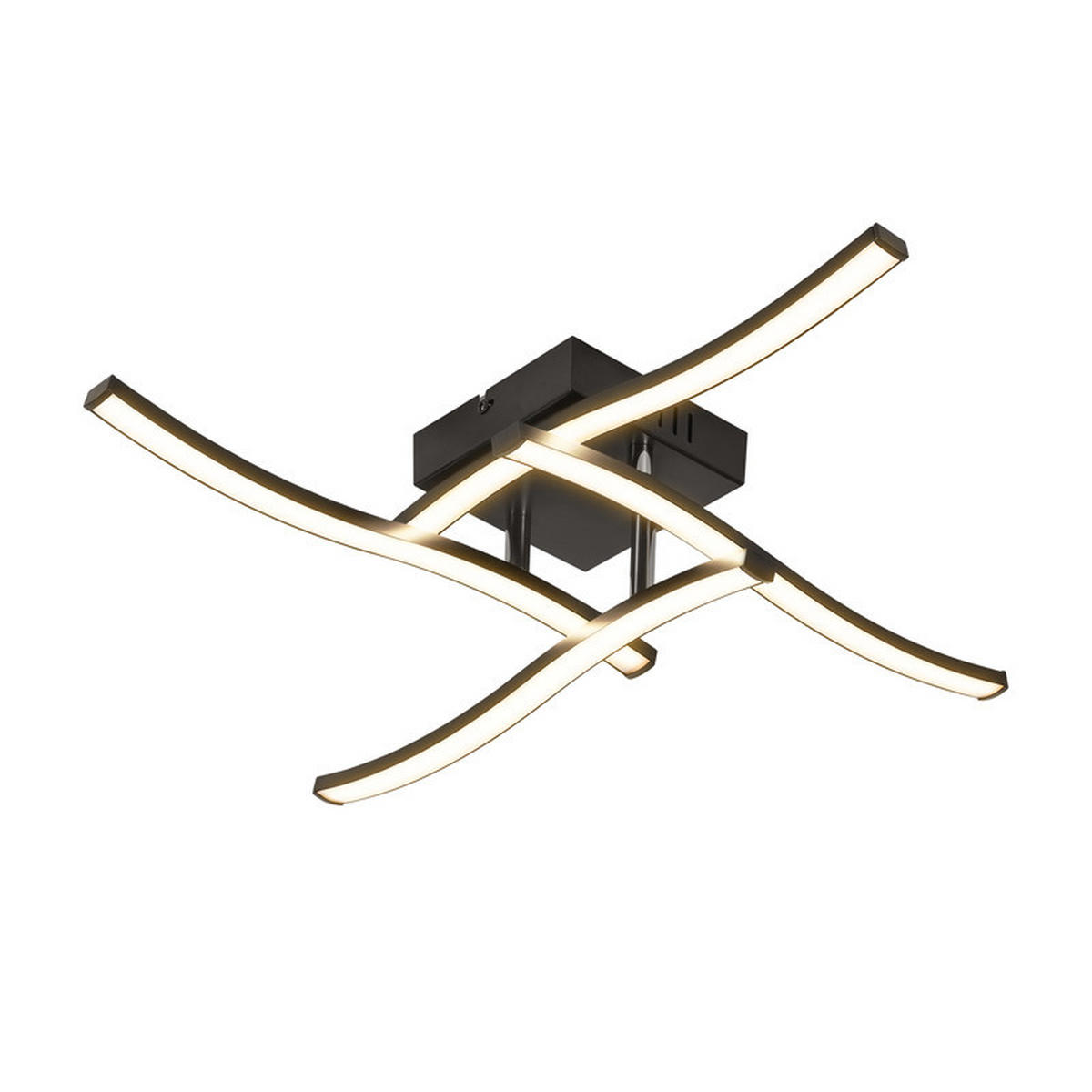 LED STEHLAMPE CARA Ⅲ 23/20/120 cm - Schwarz, Metall (23/20/120cm) - Nettlife