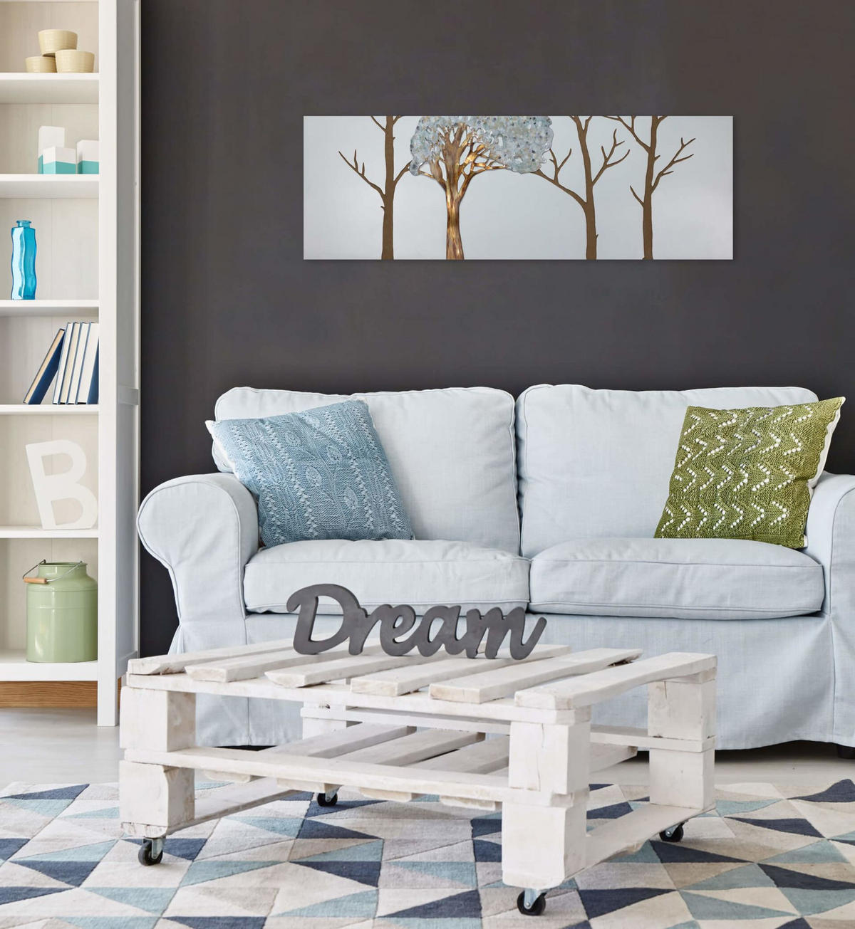 HOLZBILD Braun 120/40 cm - Braun, Holz (3.57/40cm) - KUNSTLOFT