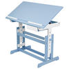 SCHREIBTISCH ,109 x 55 x 94 cm,blau - Blau, Holz (109/55/94cm) - tectake