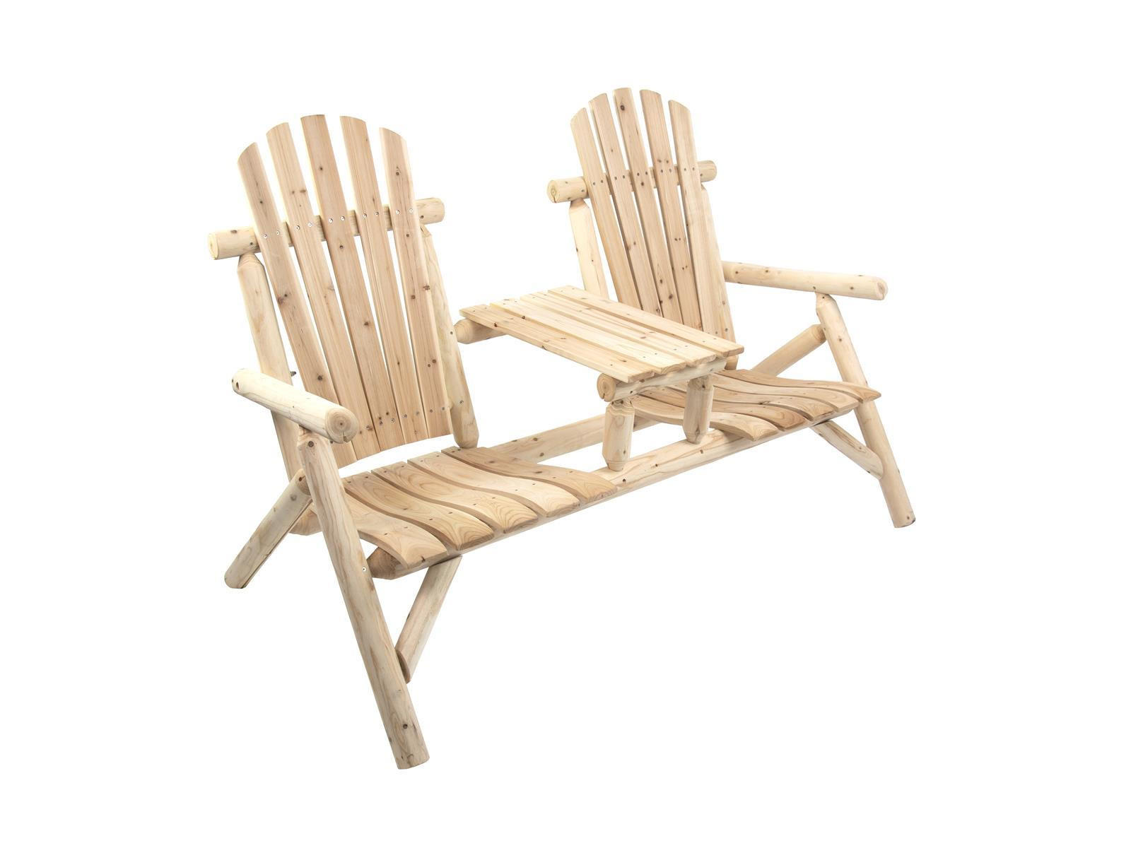 GARTENBANK Timber Tannenholz FSC 100 für 2 Personen - Naturfarben, Kunststoff (80/175/120cm) - Green Spirit