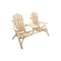 GARTENBANK Timber Tannenholz FSC 100 für 2 Personen - Naturfarben, Kunststoff (80/175/120cm) - Green Spirit