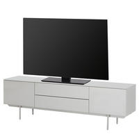 TV-LOWBOARD - Hellgrau - Hellgrau, Holzwerkstoff/Metall (180/55/42cm) - home24