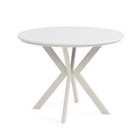 TISCH Kaschmir EWA Ausziehbar - Kaschmir/Weiß, Holzwerkstoff (100/100/76cm) - Sepro Meble