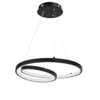 HÄNGELEUCHTE Flair 40/40/150 cm - Schwarz, Metall (40/40/150cm) - Nettlife