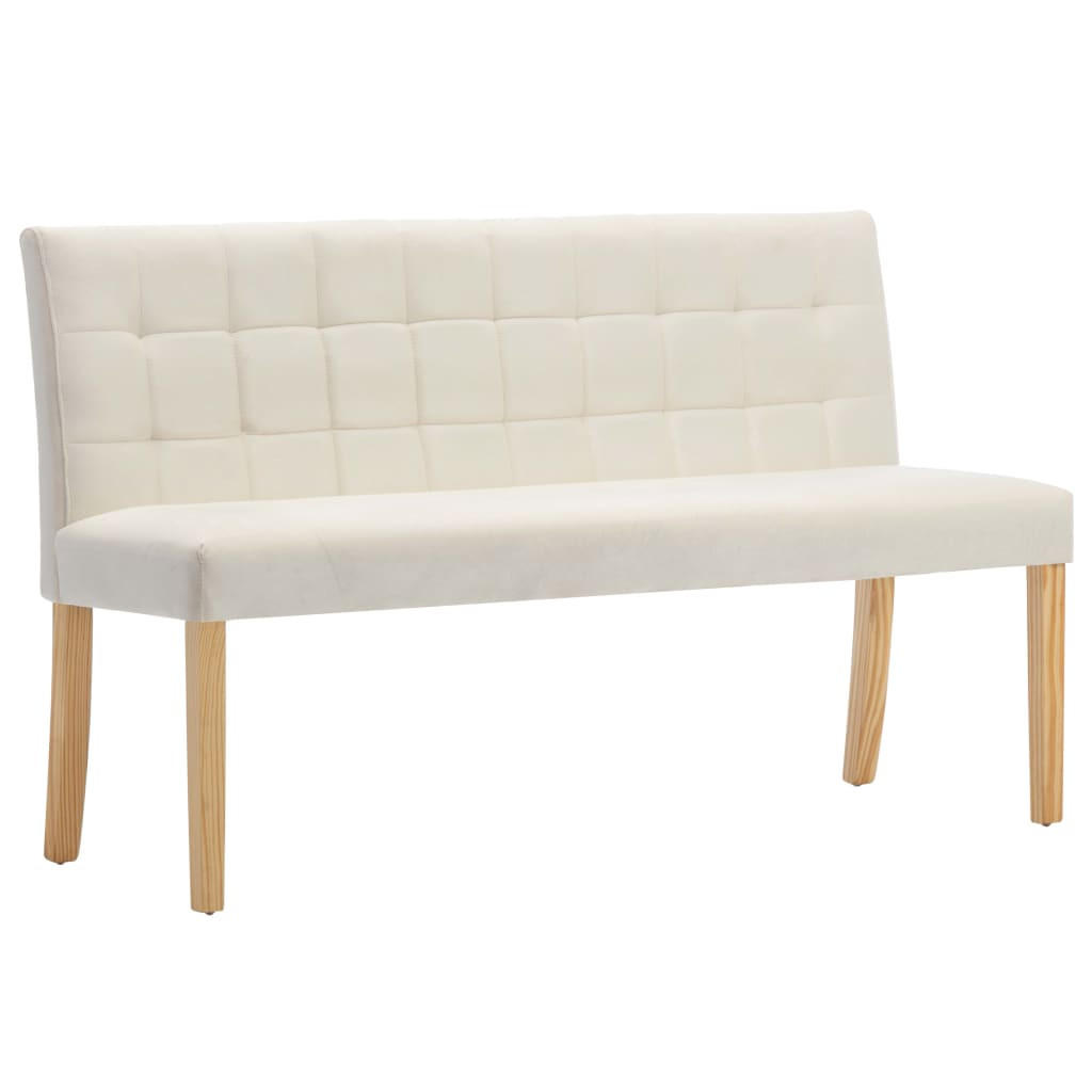 Deluke Sitzbank Creme 140x86x56 cm