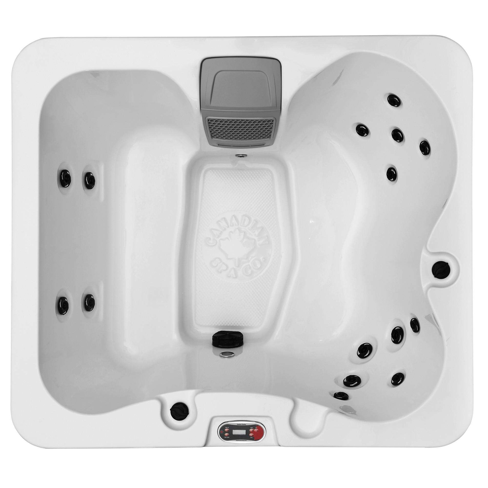 WHIRLPOOL Manitoba UV Whirlpool - Weiß Hochglanz/Weiß, Kunststoff (152/73/172cm) - Canadian Spa Company