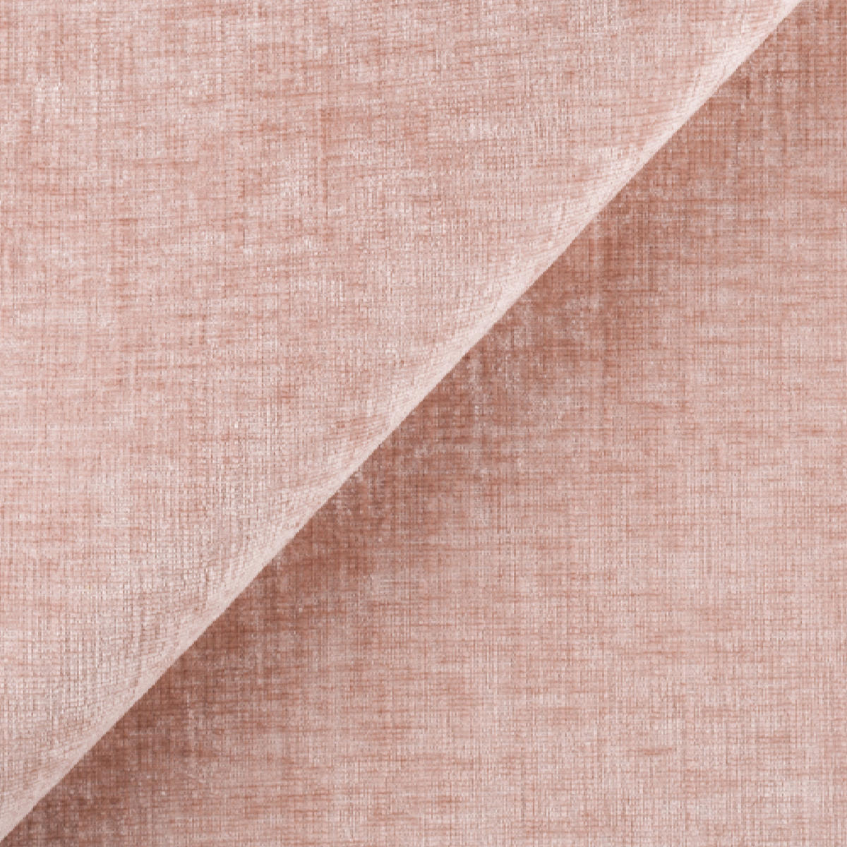 ECKSCHLAFSOFA Texturierter Samt Vintage Pink 283cm - Pink, Textil (283/180cm) - Sia Home