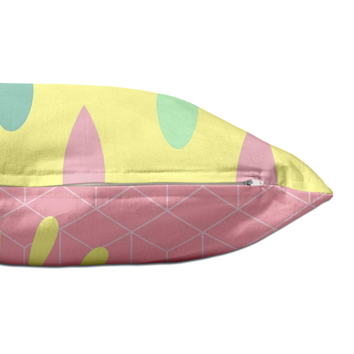 KISSENBEZUG rainbow 50x30 cm mehrfarbig - Multicolor, Textil (50/30cm) - Happy Friday