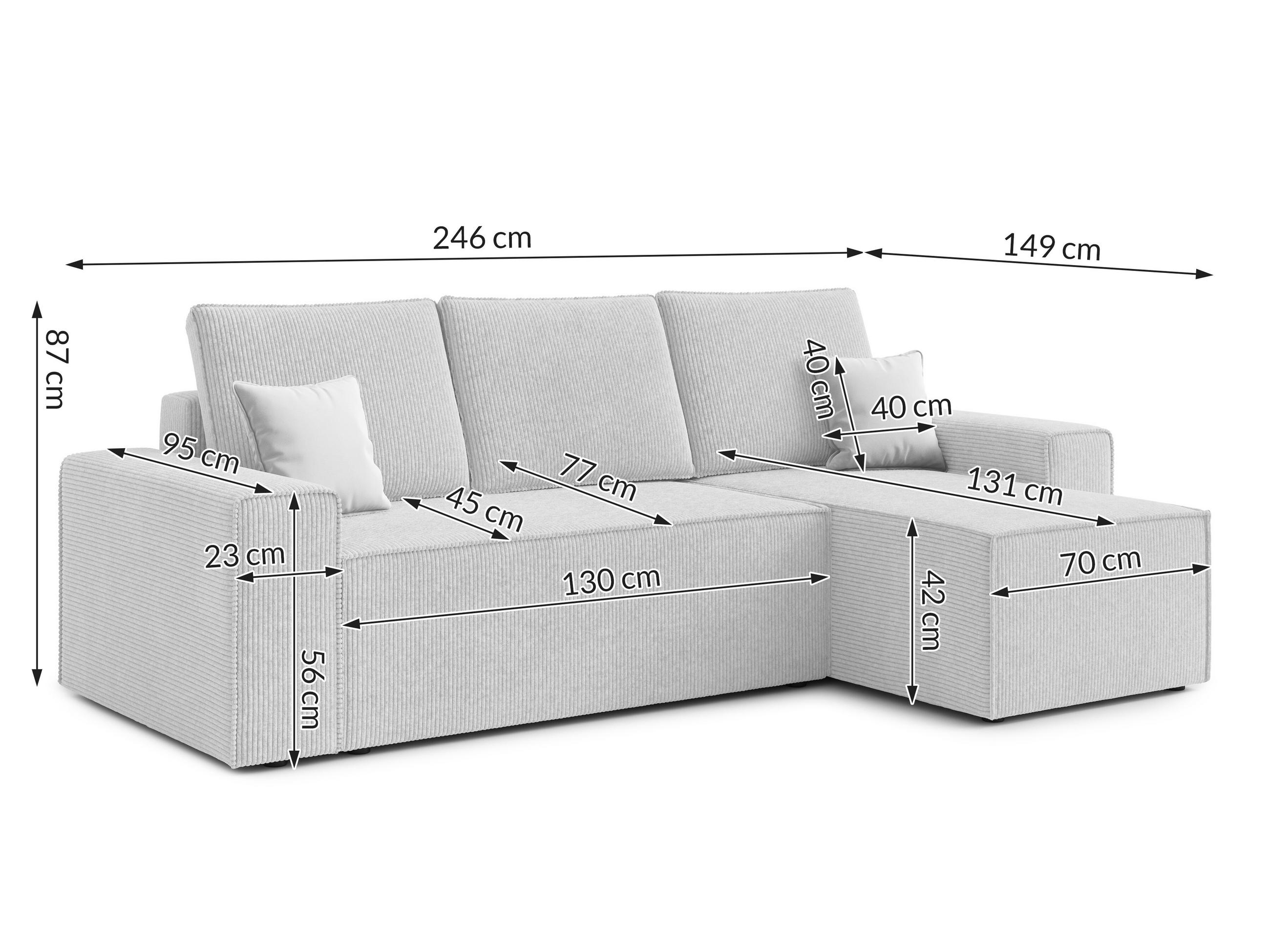ECKSOFA L Form Talaton Ziegelrot 246/149/87 cm – mit Schlaffunktion und Bettkasten - Rot/Schwarz, Kunststoff/Textil (246/149cm) - AX Living