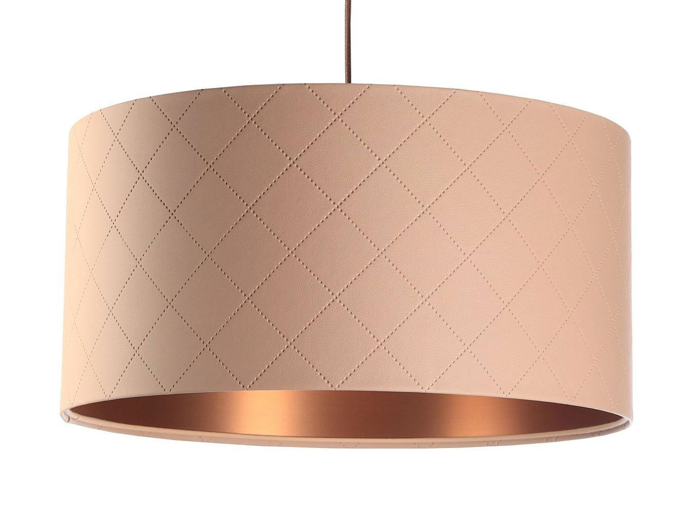 HÄNGELEUCHTE Kupfer 60/30 cm - Beige/Kupferfarben, Kunststoff (60/1.1/30cm) - ONZENO