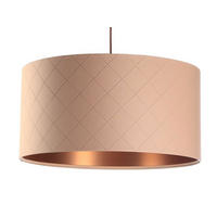 HÄNGELEUCHTE Kupfer 60/30 cm - Beige/Kupferfarben, Kunststoff (60/1.1/30cm) - ONZENO