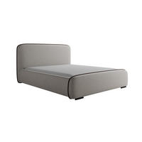 BETT BELLION - Beige, Holzwerkstoff (160/200cm) - Meblini