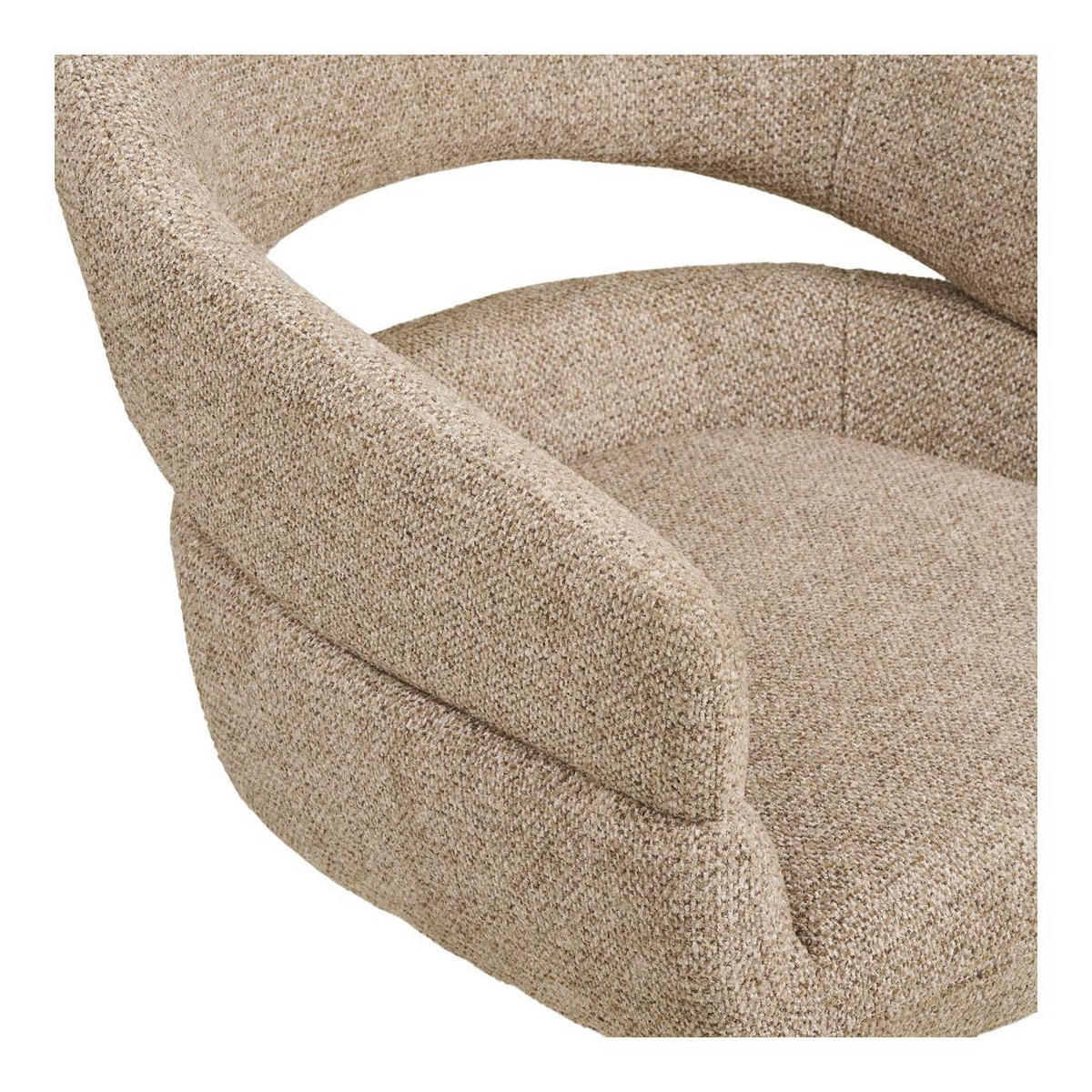 ESSZIMMERSTUHL, Anna, Sandfarben, Stahl, 60 x 58 x 87 cm - Sandfarben, Textil/Metall (60/87/58cm) - ebuy24