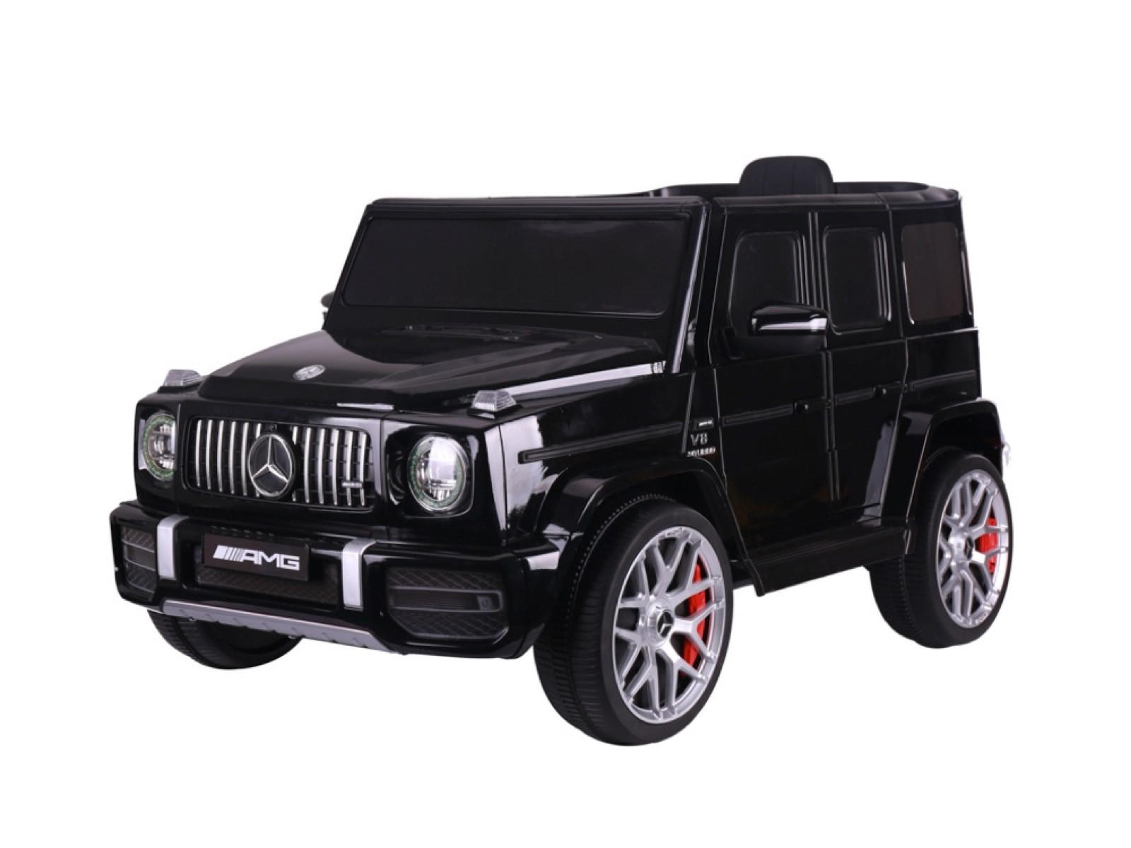KINDER ELEKTROAUTO Mercedes G63 schwarz - Schwarz, Kunststoff (106/62/54cm) - TPFLiving