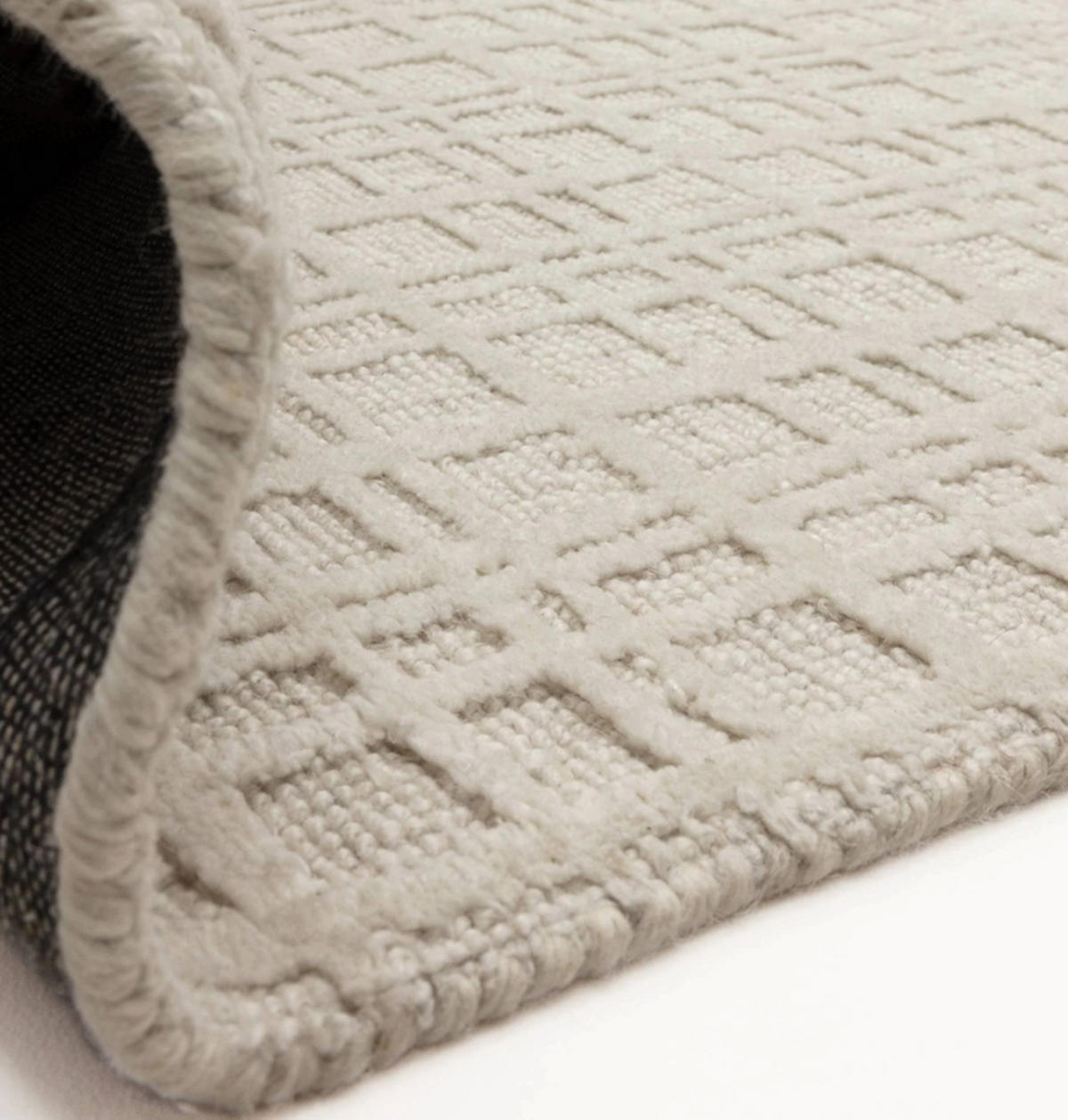 TEPPICH handgewebt Naturfaser HATCHY Weiß 120 x 170 cm - Weiß, Naturmaterialien (120/170cm) - Novatrend