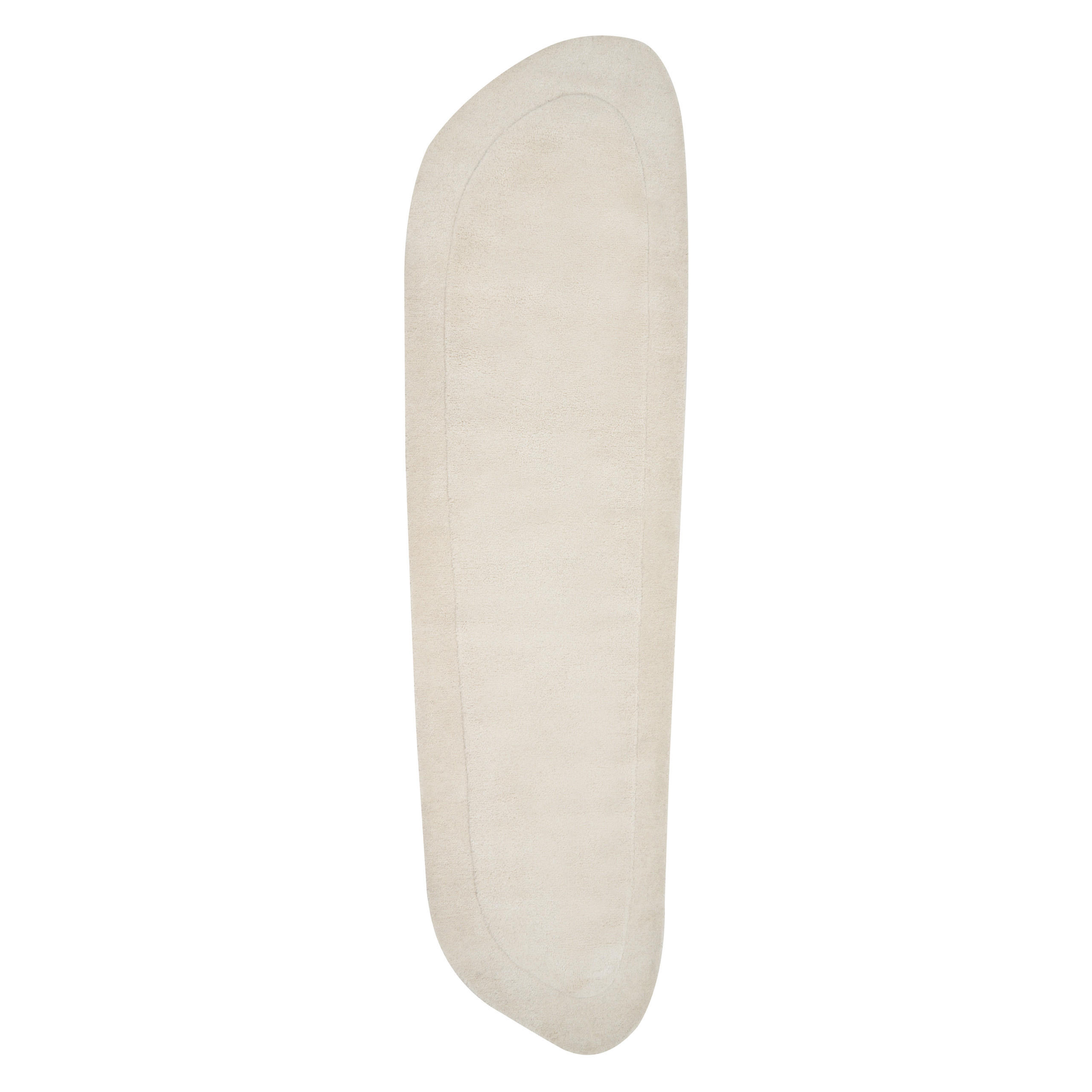 KURZFLOR-TEPPICH Beige 80/250 cm Berani - Beige, Textil (80/250cm) - Beliani