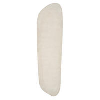 KURZFLOR-TEPPICH Beige 80/250 cm Berani - Beige, Textil (80/250cm) - Beliani
