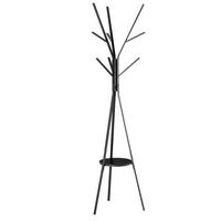 KLEIDERSTÄNDER 45/180/45 cm Schwarz aus Holzwerkstoff und Metall mit Ablage - Schwarz, Metall (45/180/45cm) - OKMYHOME