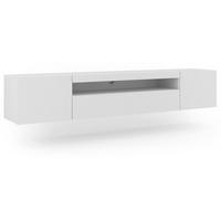 TV STOLÍK Aurus Biela - biela, kompozitné drevo (200/36/37cm) - Petits-meubles