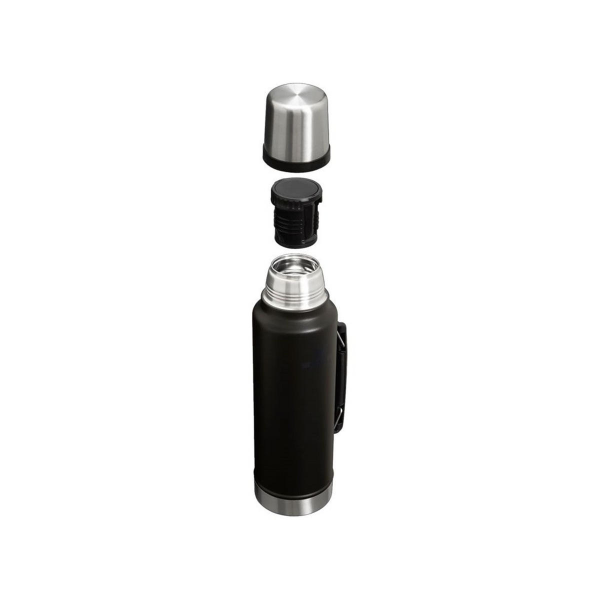 THERMOKANNE Schwarz 11.9/11.9/35.8 cm 1008265002 - Schwarz, Metall (1.4L) - Stanley