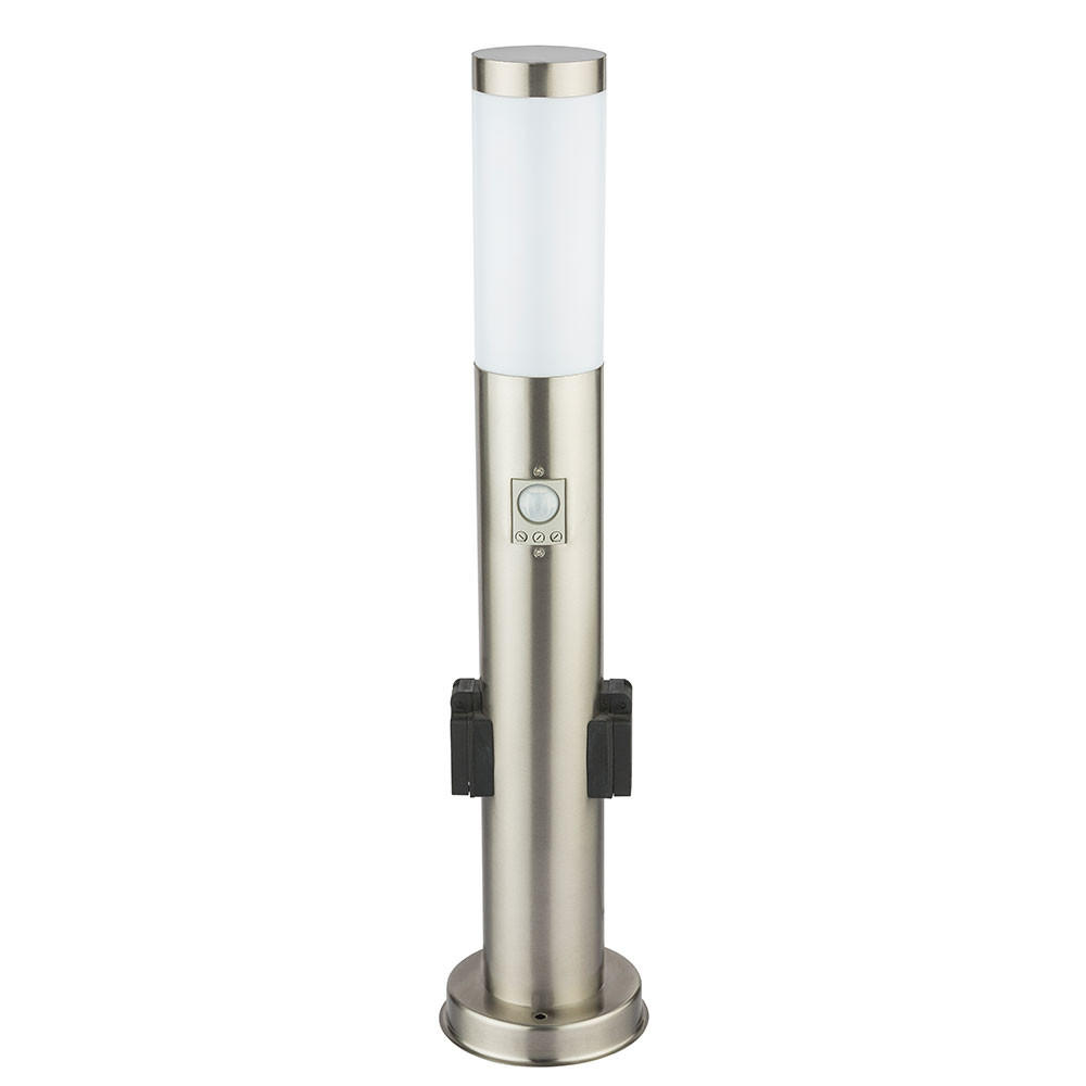 STEHLAMPE BOSTON Silber Opal - Silberfarben, Metall (7.6/7.6/60cm)