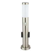 STEHLAMPE BOSTON Silber Opal - Silberfarben, Metall (7.6/7.6/60cm)