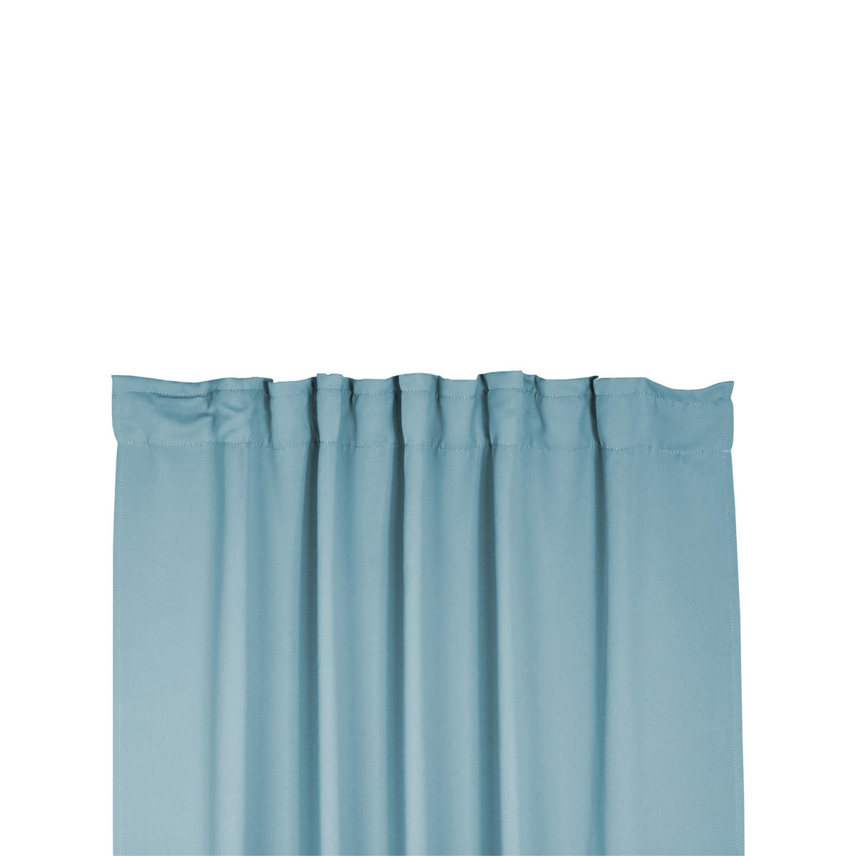 VERDUNKELUNGSVORHANG Kräuselband 140/145 cm Mint Blau - Blau, Textil (140/145cm) - TiborTex