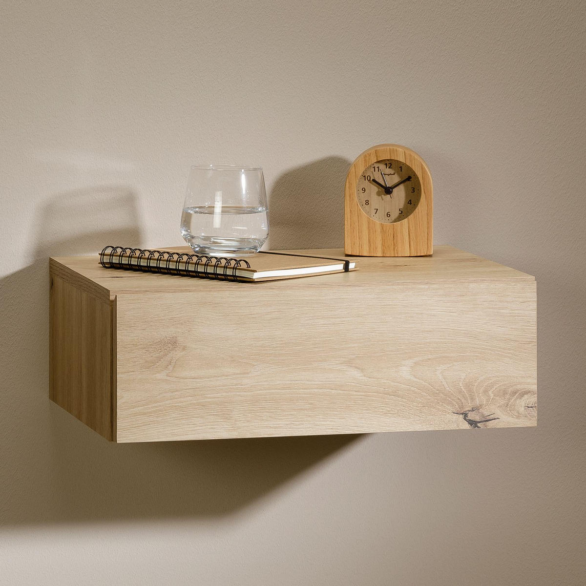 NACHTTISCH ANNE hängend - Eiche Artisan, Holzwerkstoff (42/14/30cm) - CARO-Möbel