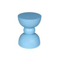 BEISTELLTISCH Jon Blau 30/30/40 cm - Blau, Holz (30/30/40cm) - Starfurn