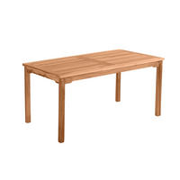 GARTENTISCH Teaka für 4-6 Personen, 150x90 cm,Teakholz - Naturfarben, Holz (90/150/75cm) - TPFGarden