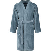 BADEMANTEL UNISEX KIMONO DALLAS FLANELL - 7400 - Grau, Textil (XLnull) - Vossen