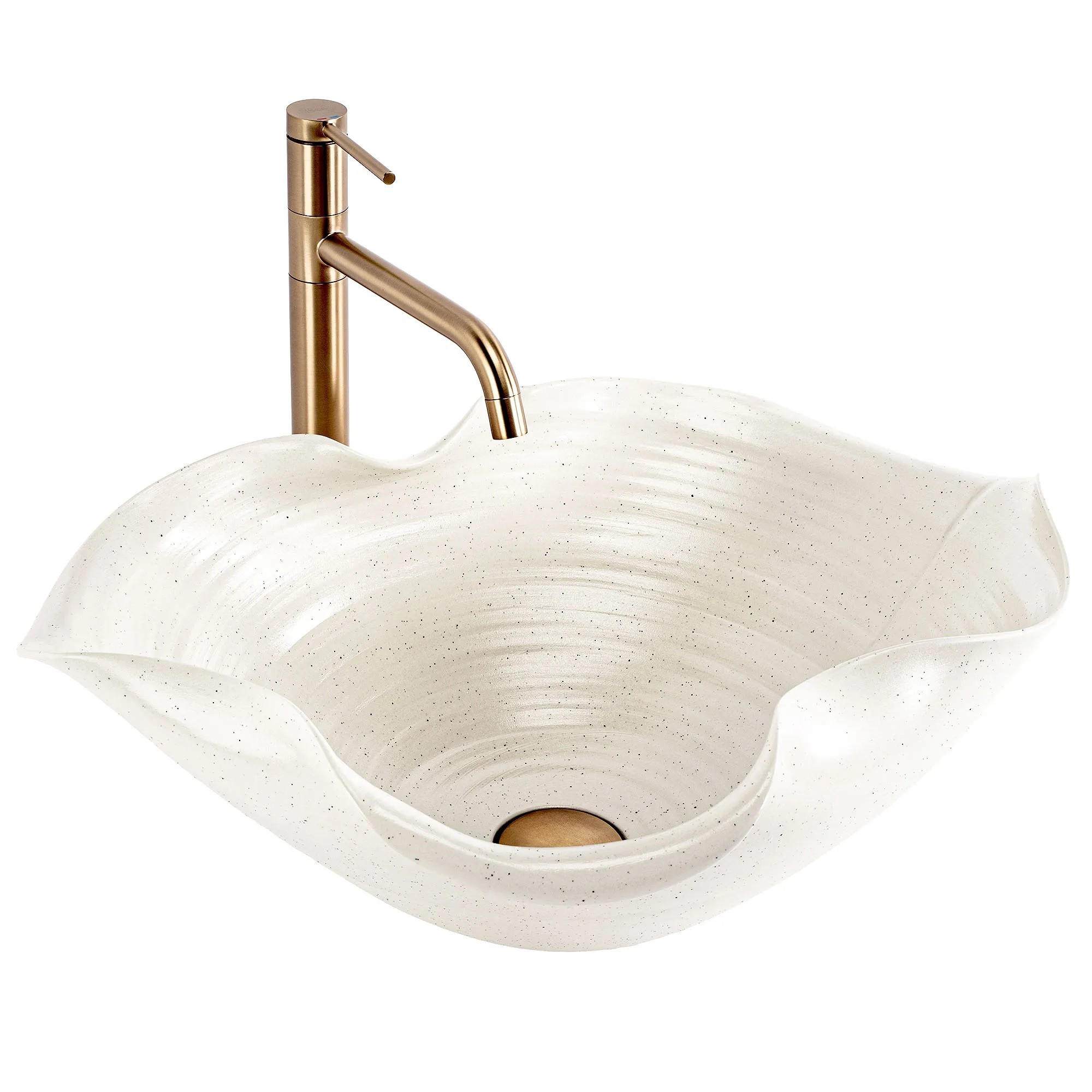 AUFSATZWASCHBECKEN Rea Hm-02 Handmade Art - Beige, Keramik (40/18/54cm) - REA